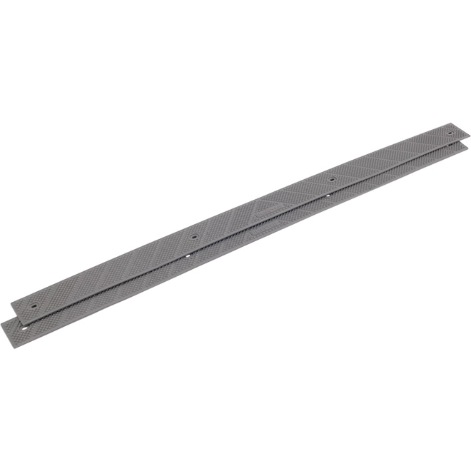 Bande antidérapante pour escalier, 2" x 32", gris, 2/paquet