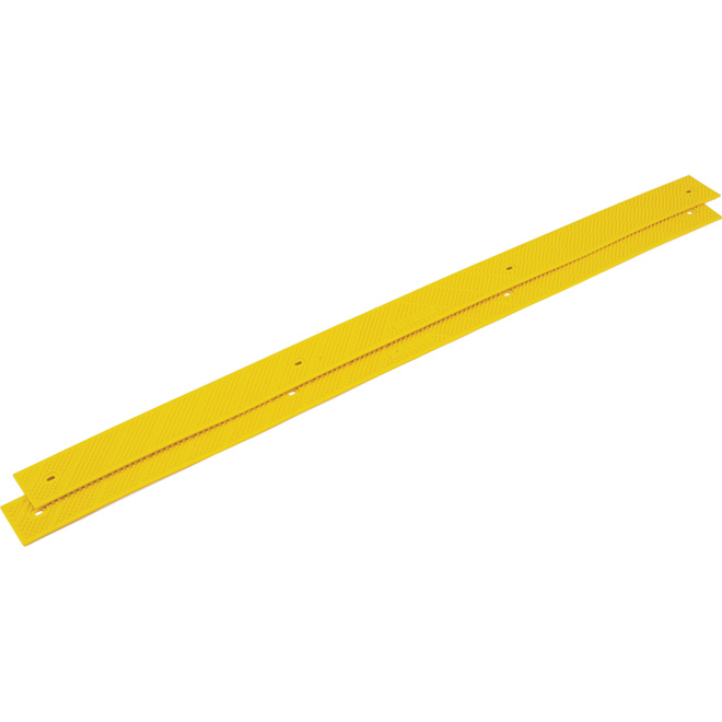 Anti-Slip Strip 2" x 32"- Plastic - Yellow - Pack of 2