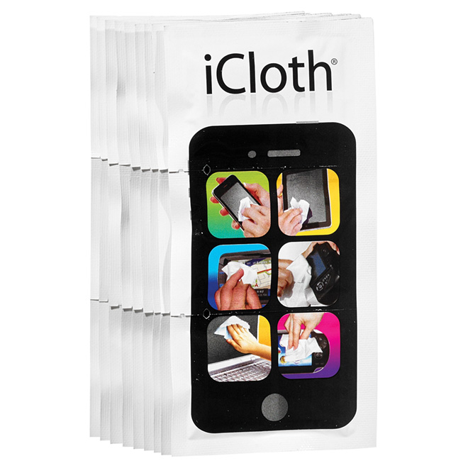 Boîte de 30 essuie-tout nettoyants «iCloth»