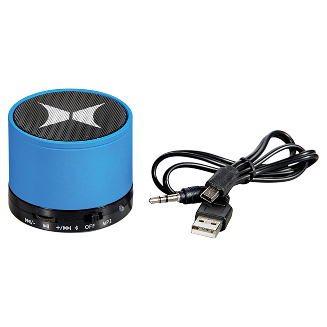 Mini Bluetooth Speaker - Round - Blue