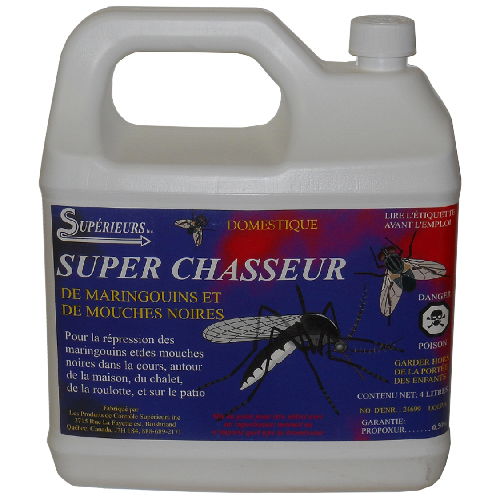 Super chasseur de maringouins et de mouches noires 4L