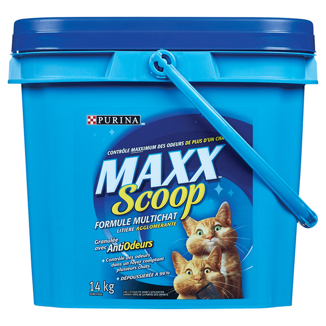 Litière multi-chats « Maxx Scoop », 14 kg