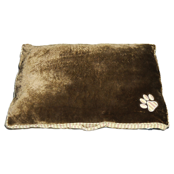 Lit pour chien, 90 cm, brun