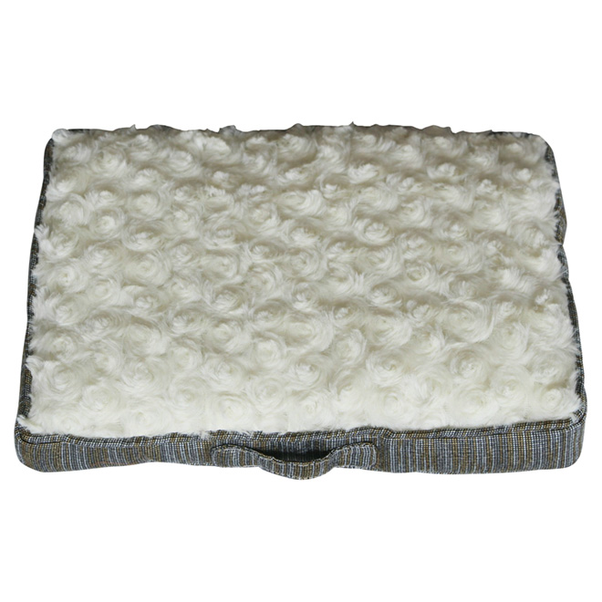 Lit pour chien, 35 po, gris/brun
