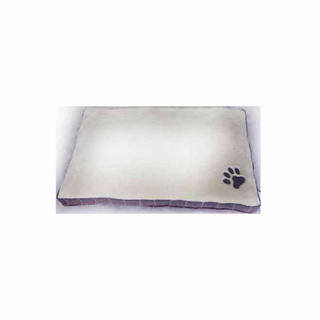 Dog Pet Bed - 90 cm - Grey/White