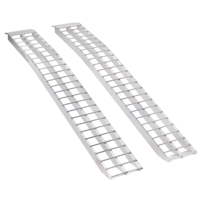 Non-Folding Arched Aluminium Loading Ramp