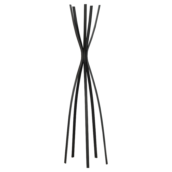 Rack - Contemporary Coat Rack - Satin Black