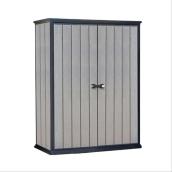 Storage Shed 4'7''' x 2'6'' - Oakland - Plastic - Grey