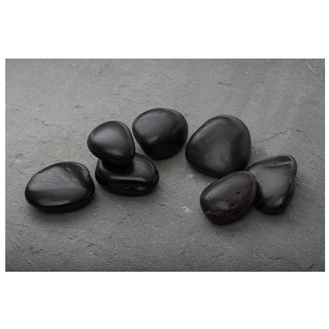 Polished Landscape Rocks 1"-2" - Black