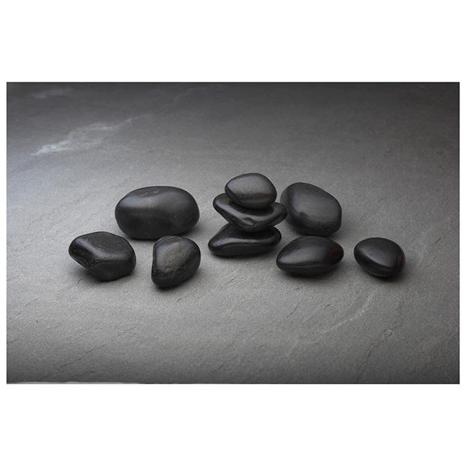 Polished Landscape Rocks 1"-2" - Black