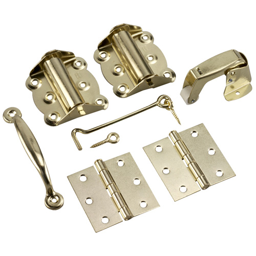 Brass Finish Screen Door Hardware Kit