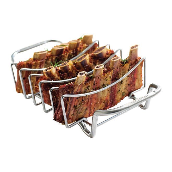 Support à côtes levées pour barbecue