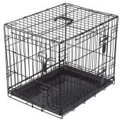 Wire 2-Door Dog Crate with Divider - Small