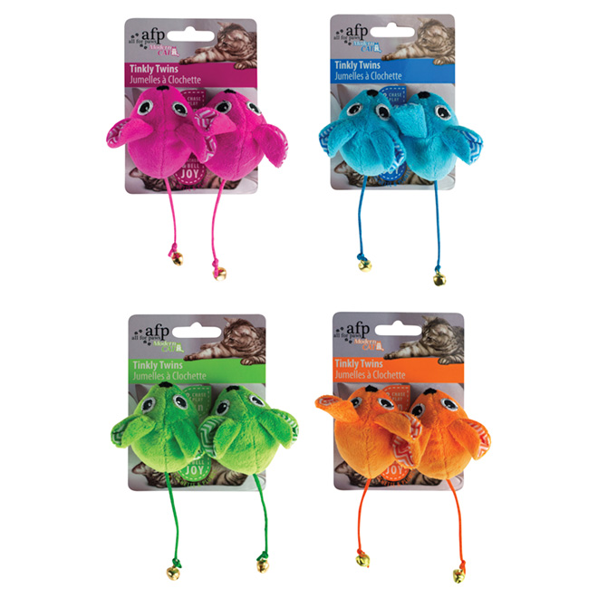Jouet en peluche avec herbe à chat, souris