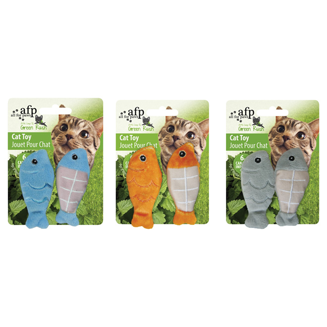 Jouet en peluche avec herbe à chat « Prise du jour »