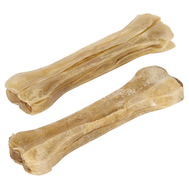 Pressed Rawhide Knuckle Bones - 6" - 2-Pack