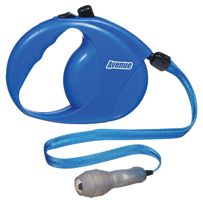 Laisse rétractable pour chien, moyenne, 16 pi