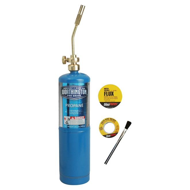 Ensemble de chalumeau avec bombonne de propane 14,1 oz