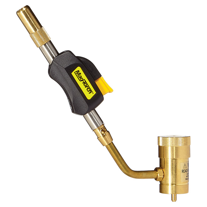 Regulated Self-Lighting Torch with Swirl