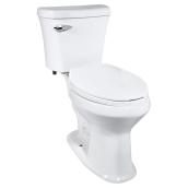 Toilette haute efficacité à cuve allongée, céramique, 4,8 l