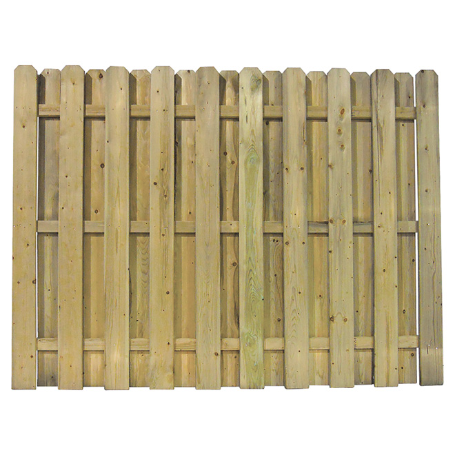 Clôture pré-assemblée «Bon Voisin» 6 x 8 pi