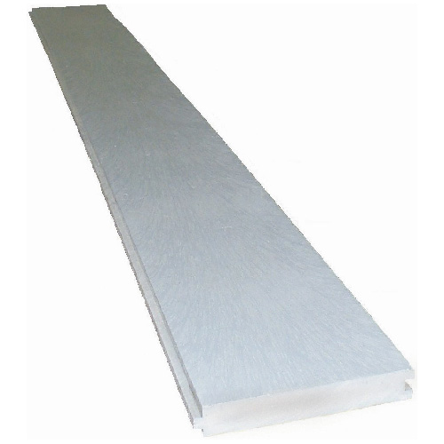 Planche embouvetée pour terrasse « Avantage + », gris