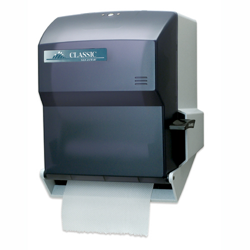 Paper Towel Dispenser with Lever