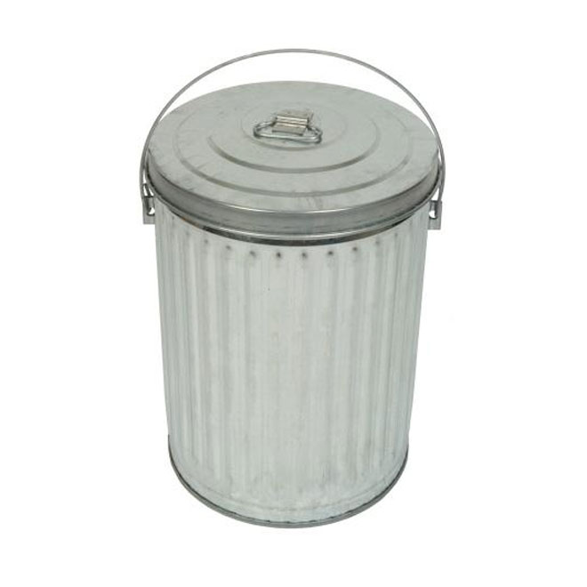 41-L Galvanized Steel Garbage Can