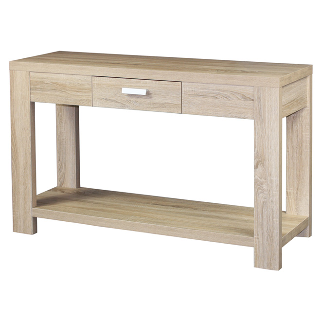 Table console, chêne clair