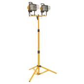 Lampe de travail halogène à trépied, 2 x 500 W, 67 3/4 po