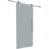 Glass Sliding Door with Rail - 33