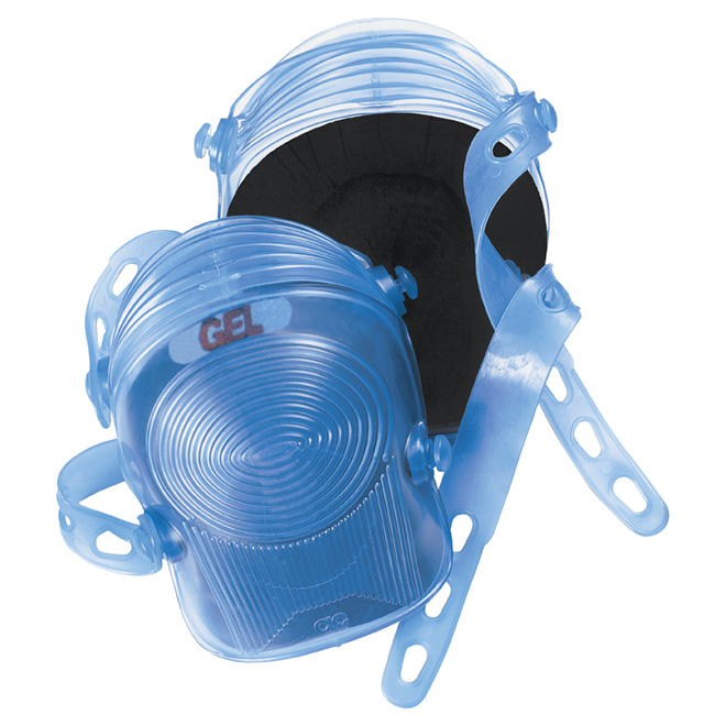 Genouillères professionnelles « Ultra-Flex » en gel bleu