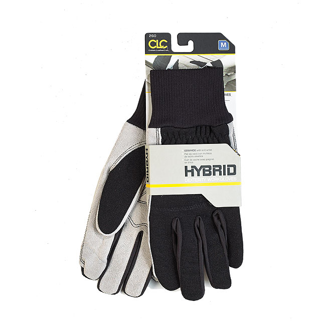 Gants de travail en cuir et suède pour homme