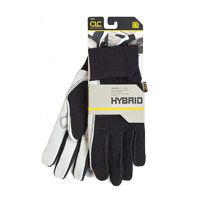 Gants de travail en cuir et suède pour homme