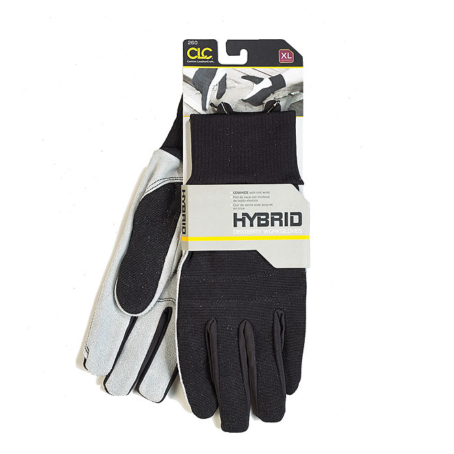 Men's Leather and Suede Work Gloves