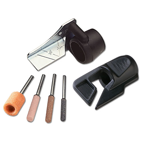 Trousse d'aiguisage d'outils de jardinage violet
