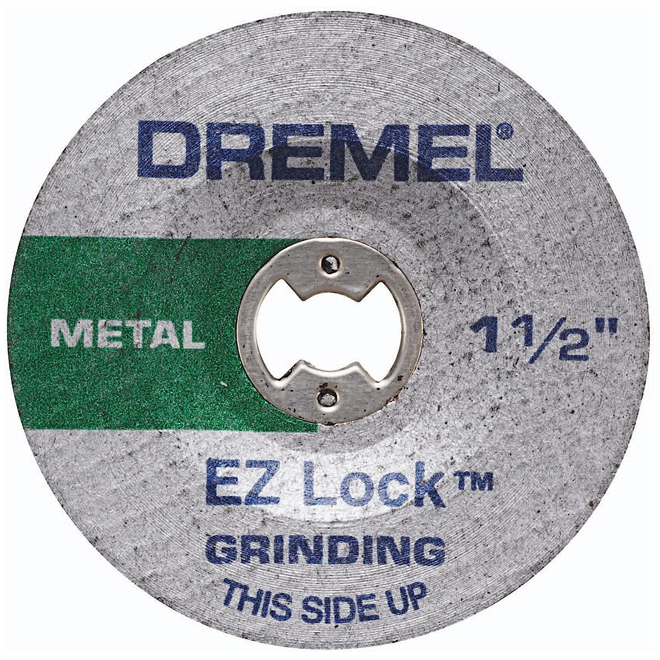 Disque à meuler en oxyde d'aluminium de 1 1/2'' argent