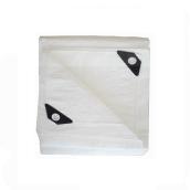 Bâche en polyéthylène, blanc - 15 pi x 20 pi
