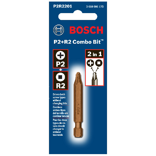 EMBOUT TOURNEVIS 2-EN-1 #2 X 2"