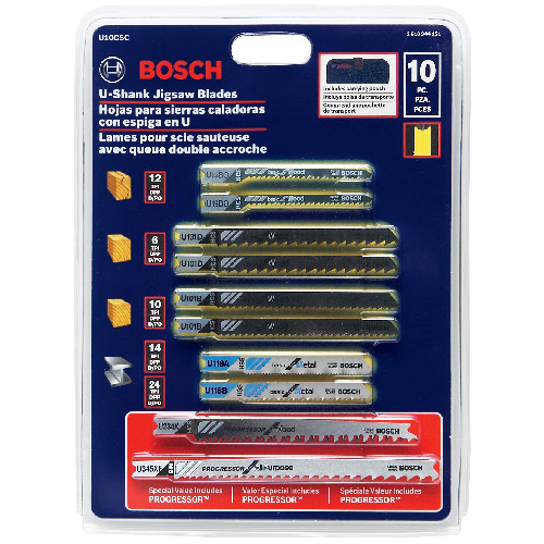 Carbon Steel U-Shank Jigsaw Blades