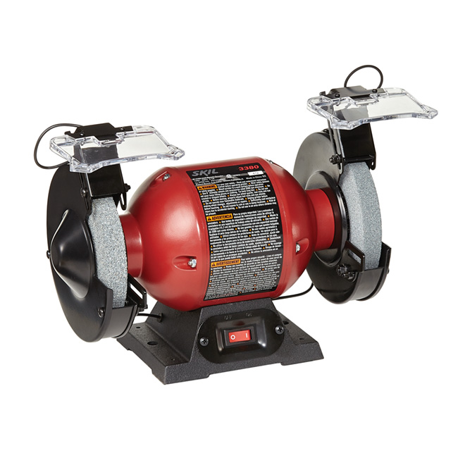 6" Bench Grinder with Light - 2.1A
