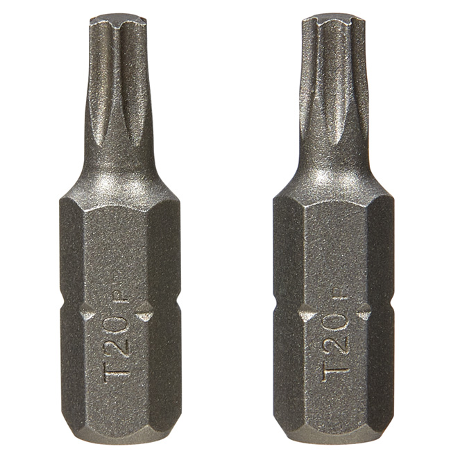 "Extra-Hard" Torx Screwdriver Bit- #20 -1" -2-Pack