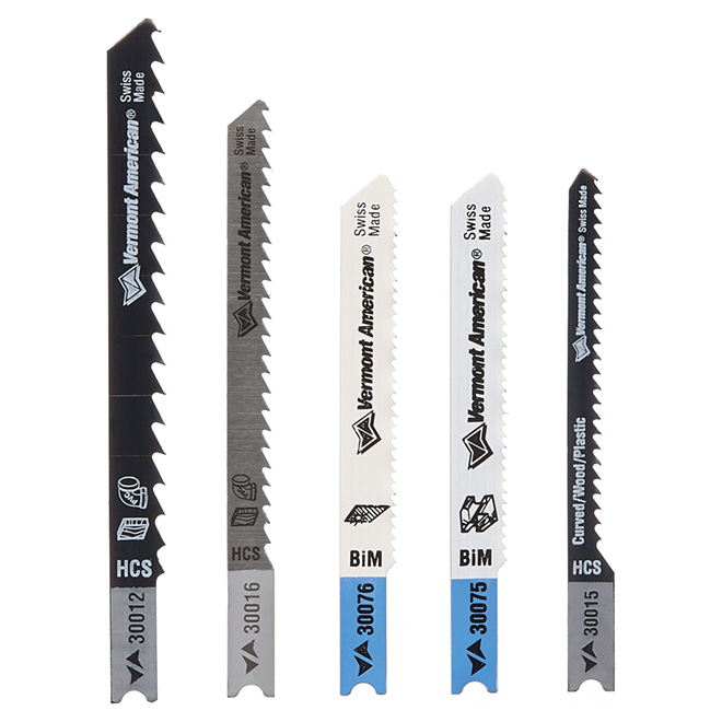 Lames de scie sauteuse tige en U en acier carbone noir