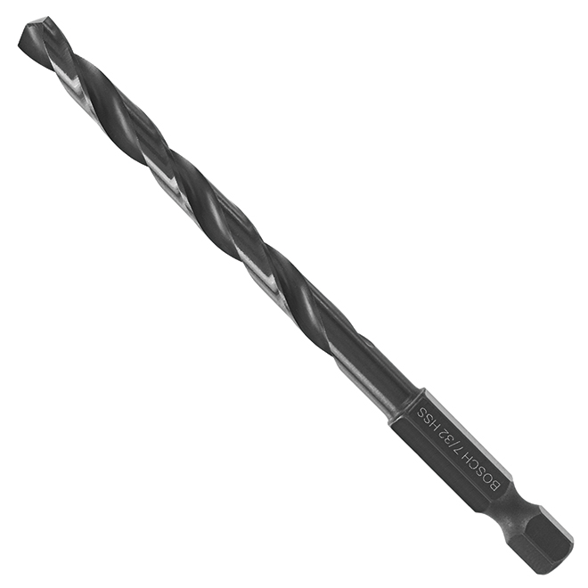 Foret à oxyde noir pour perceuse à percussion, 7/32 po