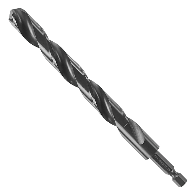 Foret à oxyde noir pour perceuse à percussion, 1/2 po
