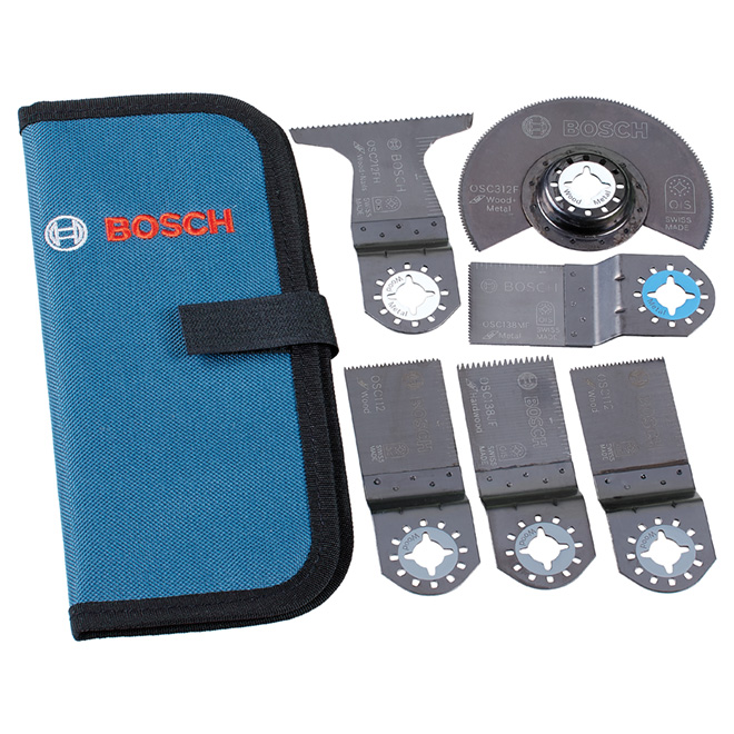 Accessoires multifonctionnels pour outil oscillant, 6 pièces
