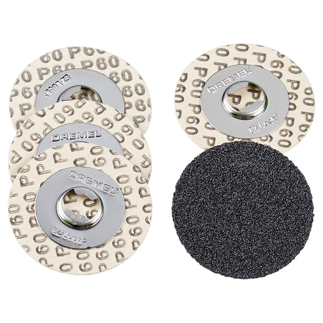 "EZ Lock(TM)" Sanding Discs - 60 Grit - 5-Pack