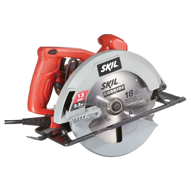 Scie circulaire 7 1/4", 13 A, rouge