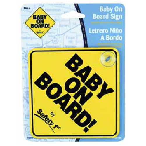 Enseigne « Baby on Board » pour voiture, 5 po
