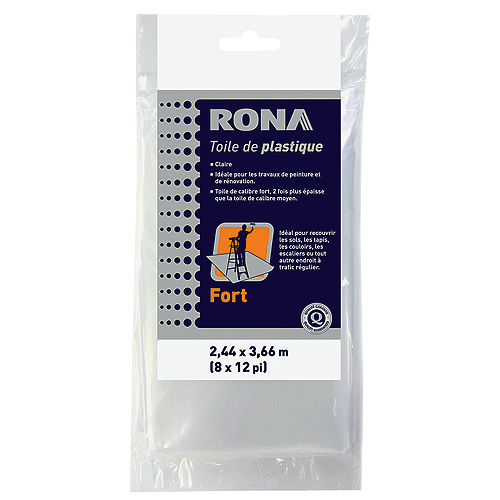 Toile protectrice en plastique